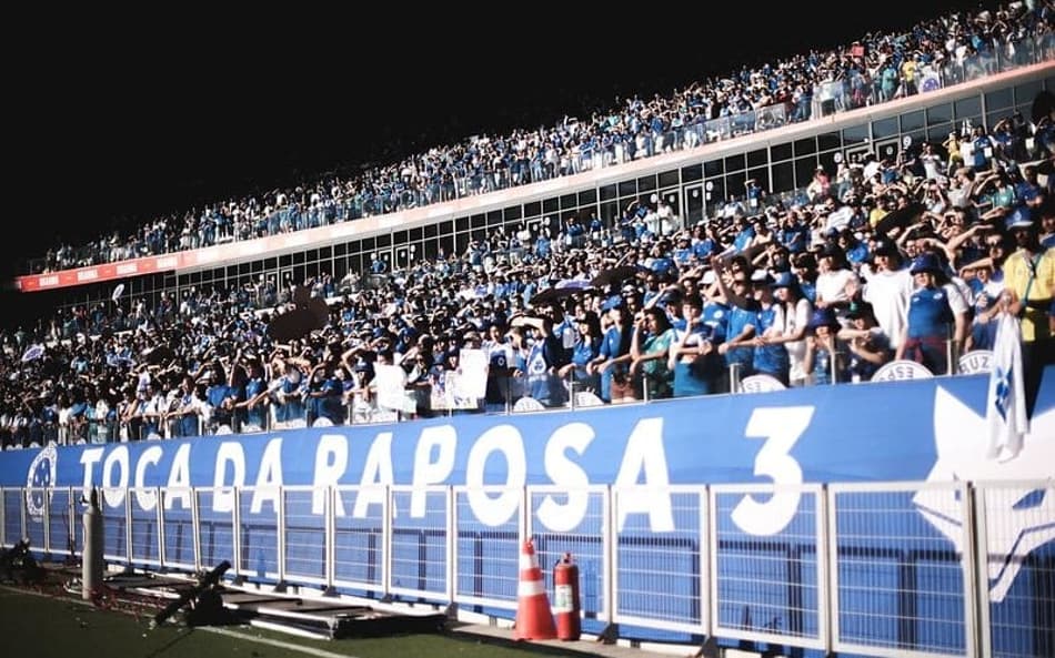 Torcida do Cruzeiro no Mineirão (Foto: Gustavo Martins/Cruzeiro)
