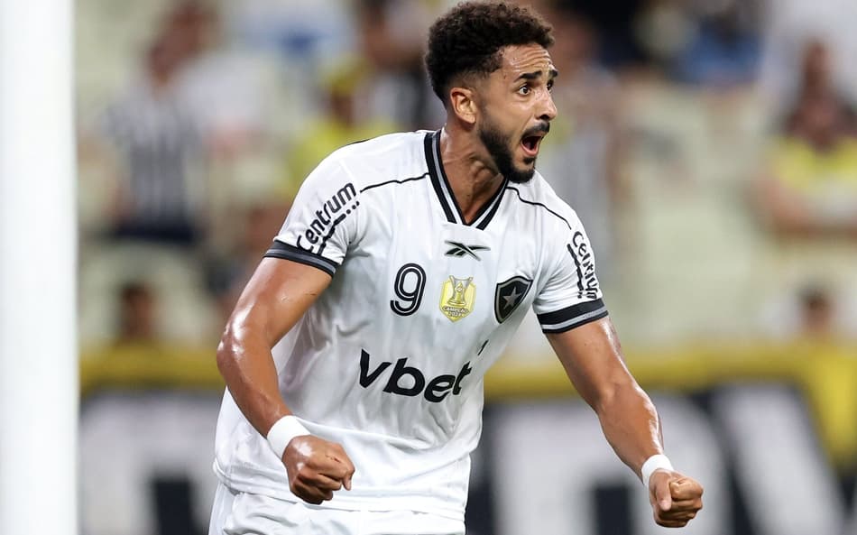Chris Ramos comemorando gol do Botafogo (Foto: Vítor Silva/Botafogo)