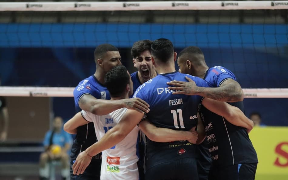Suzano vence Sesi Bauru pela Superliga Masculina (Foto: Divulgação/ Suzano Vôlei)