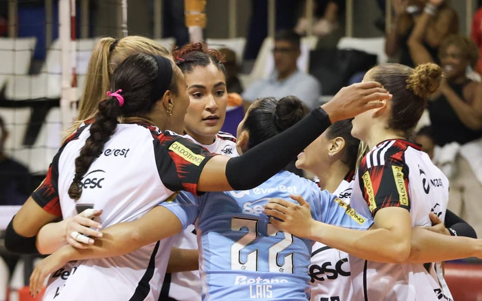 Flamengo vence Tijuca pela Superliga Feminina 25/26 (Foto: Mariana Sá/ Flamengo)