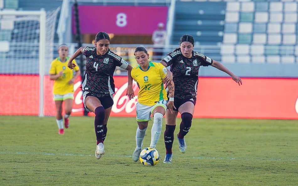 Brasil é superado pelo México na Copa do Mundo Feminina sub-17. (Foto: Fabio Souza / CBF)