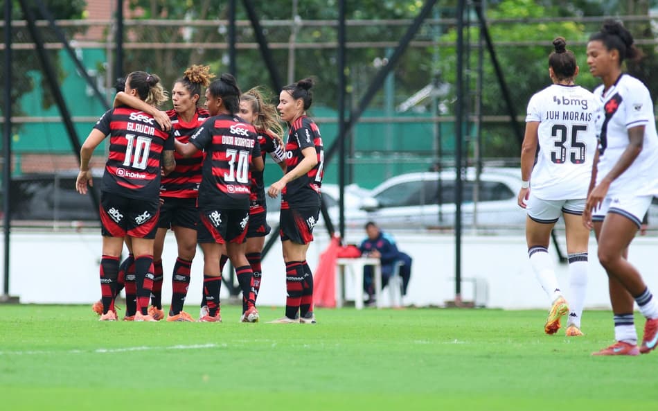 Flamengo venceu o Vasco por 3 a 0 na manhã deste sábado (8). (Foto: Mariana Sá/Flamengo)