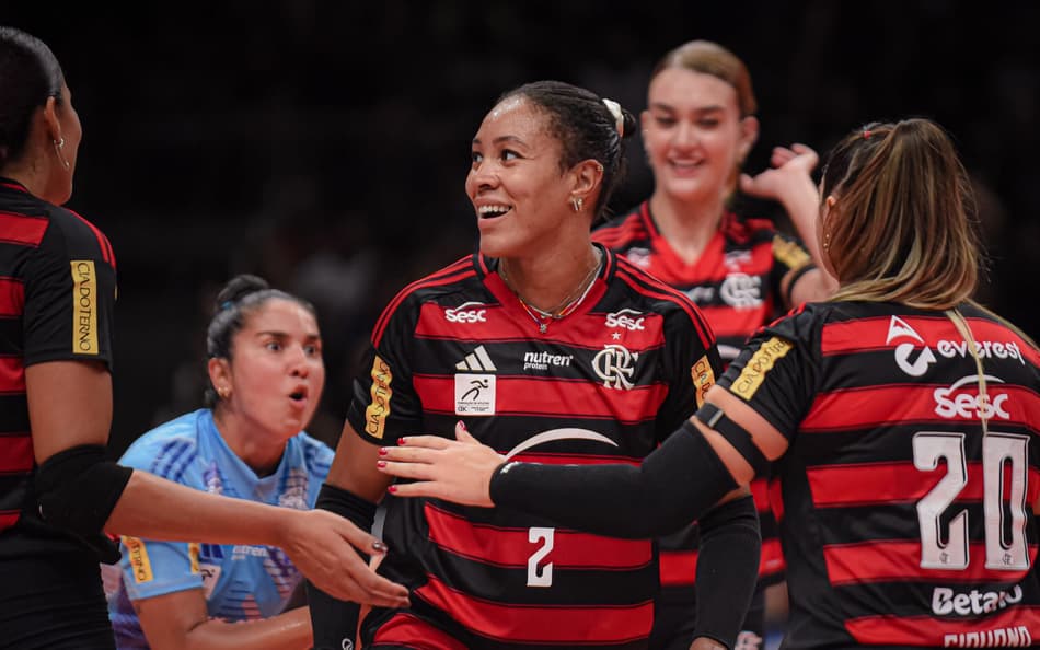 Simone Lee foi a maior pontuadora de Sesc RJ Flamengo x Minas na Superliga (Foto: Paula Reis/ Flamengo)