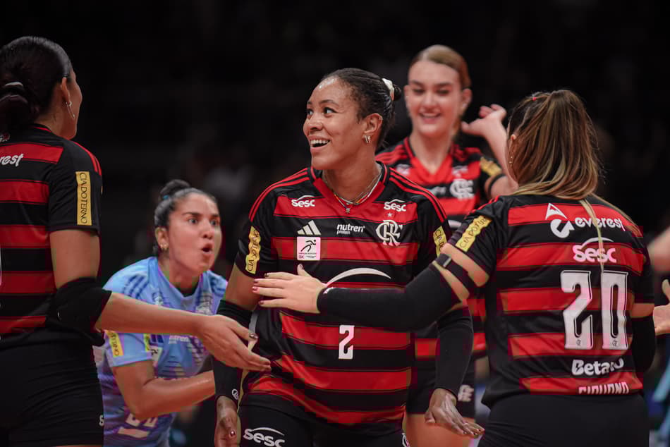 Simone Lee foi a maior pontuadora de Sesc RJ Flamengo x Minas na Superliga (Foto: Paula Reis/ Flamengo)