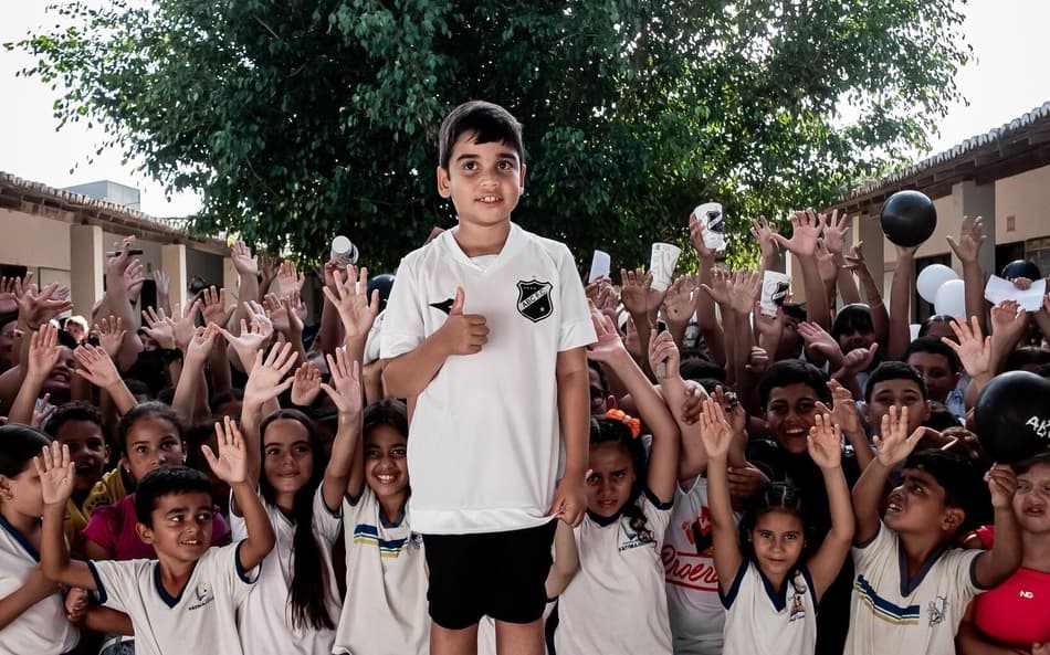 ABC presta homenagem à torcedor mirim