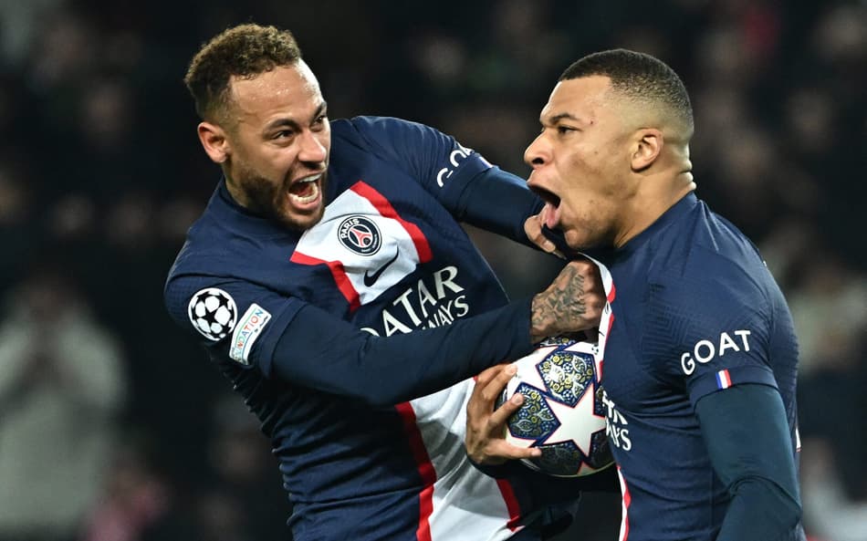 Neymar e Mbappé - PSG