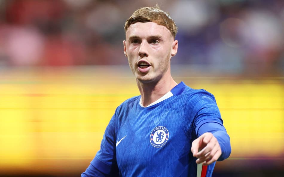 Cole Palmer em ação pelo Chelsea no Mundial (Foto: ALEX GRIMM / Getty Images via AFP)