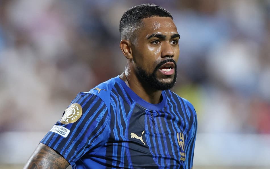 Malcom pelo Al Hilal (Foto: Francois Nel / Getty Images North America via AFP)