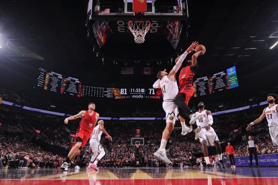 Portland Trail Blazers x Denver Nuggets (Foto: Cameron Browne / NBAE / Getty Images / Getty Images via AFP)