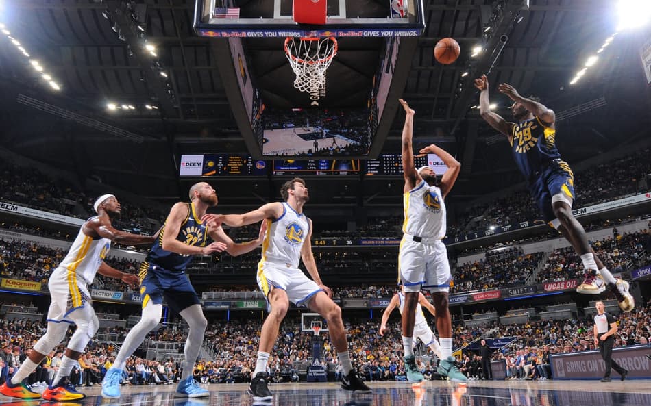 Indiana Pacers x Golden State Warriors (Foto: Ron Hoskins / NBAE / Getty Images / Getty Images via AFP)