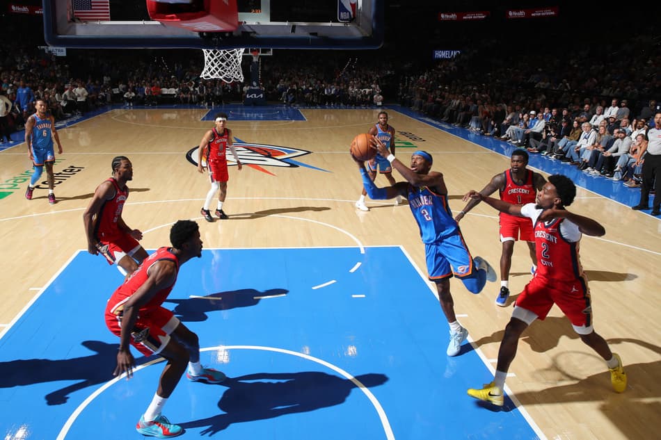 Oklahoma City Thunder x New Orleans Pelicans (Foto: Zach Beeker / NBAE / Getty Images / Getty Images via AFP)