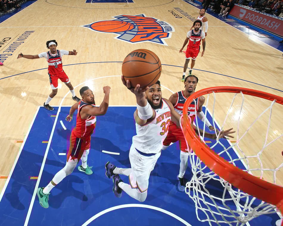 New York Knicks x Washington Wizards (Foto: Nathaniel S. Butler / NBAE / Getty Images / Getty Images via AFP)