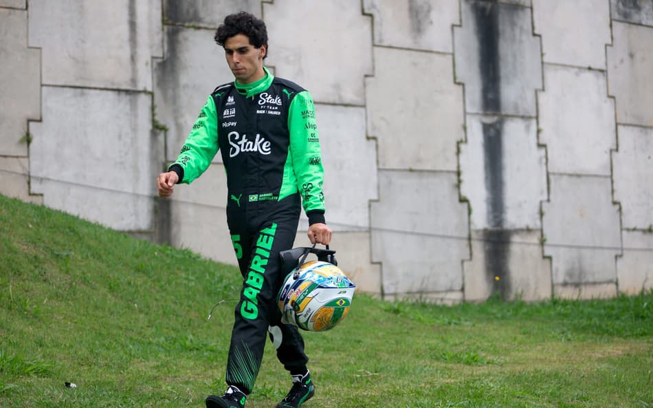 Bortoleto abandona GP do Brasil (Foto: Miguel Schincariol/ AFP)