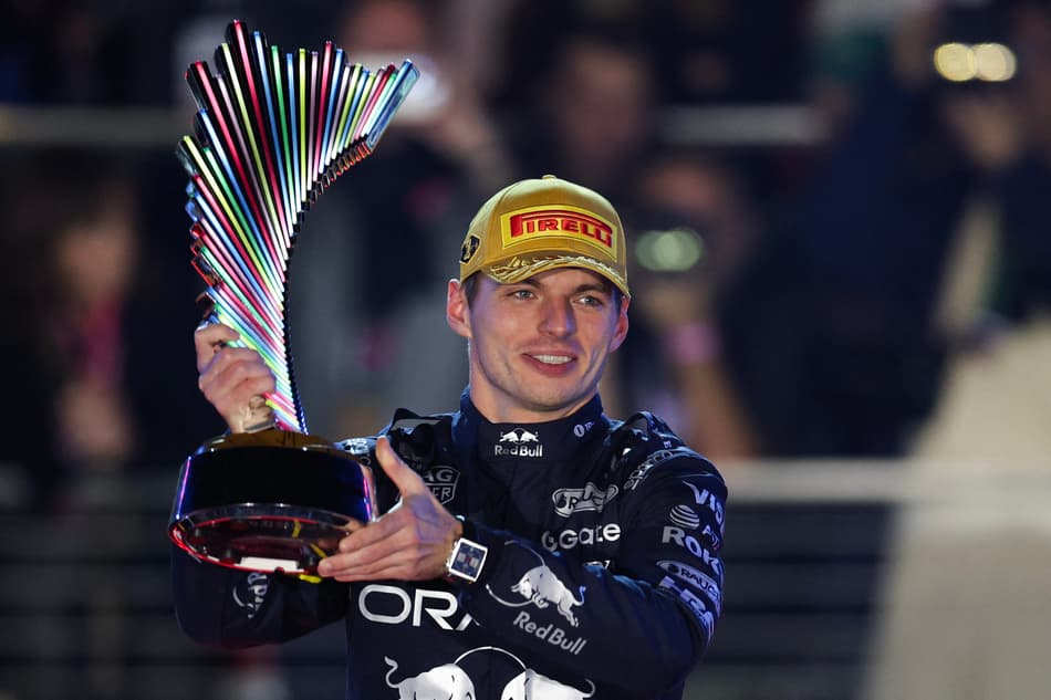 Max Verstappen foi o campeão do GP de Las Vegas (Foto: Patrick T. Fallon / AFP)
