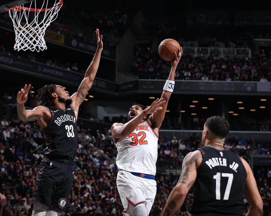 Brooklyn Nets x New York Knicks (Foto: David L. Nemec / NBAE / Getty Images / Getty Images via AFP)