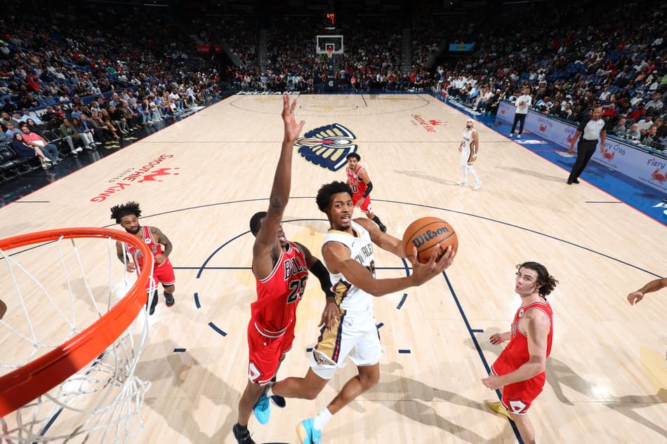 New Orleans Pelicans x Chicago Bulls (Foto: JEFF HAYNES / NBAE / Getty Images / Getty Images via AFP)