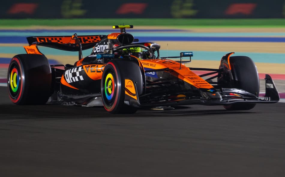 Lando Norris no GP do Catar de F1 (Foto: Andrej ISAKOVIC / AFP)