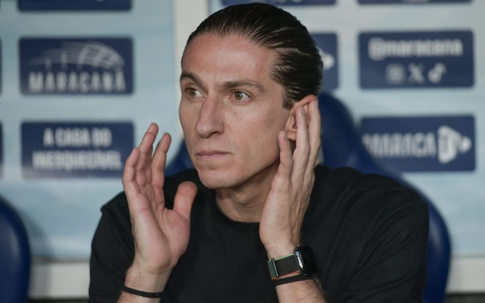 Filipe Luís é o técnico do Flamengo (Foto: Thiago Ribeiro/AGIF)