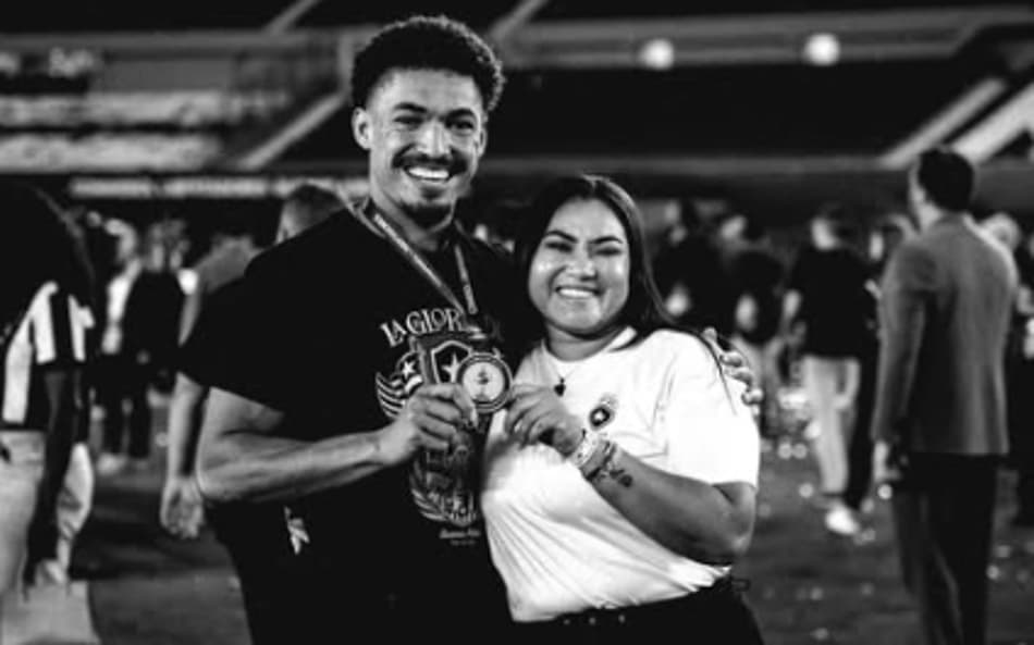 Publicação de Adryelson, ex-Botafogo, em sua rede social