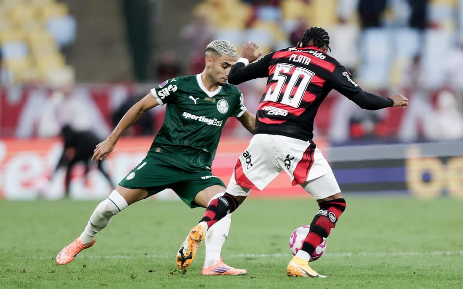 Andreas Pereira, do Palmeiras, no Maracanã (Foto: Gilvan de Souza/Flamengo)