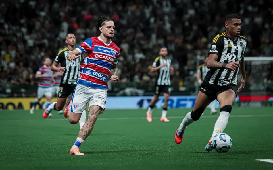Partida entre Atlético-MG e Fortaleza, pelo Brasileirão (Foto: Mateus Lotif/Fortaleza EC)