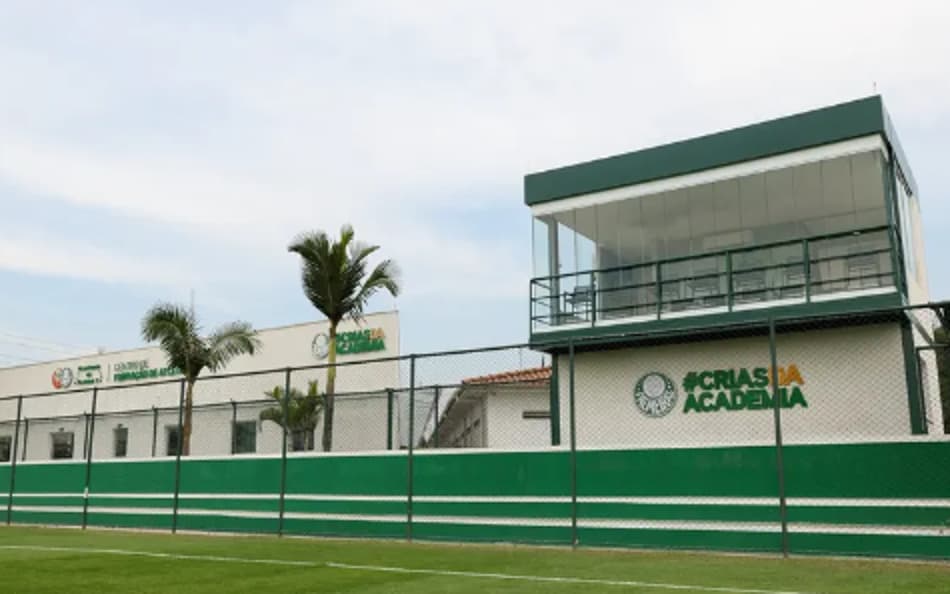 CT da base do Palmeiras, em Guarulhos (Foto: Reprodução/Palmeiras)