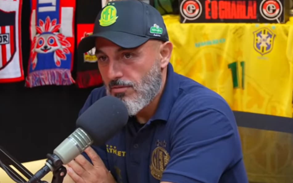 Rafael Guanaes, técnico do Mirassol (Foto: Reprodução Charla Podcast)