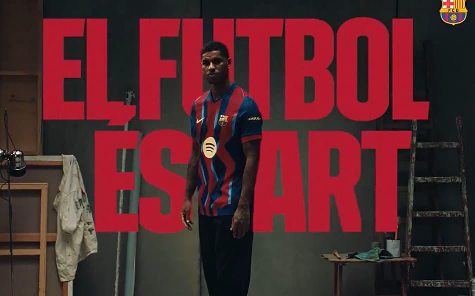 Nova camisa do Barcelona. (Foto: Divulgação/FC Barcelona)