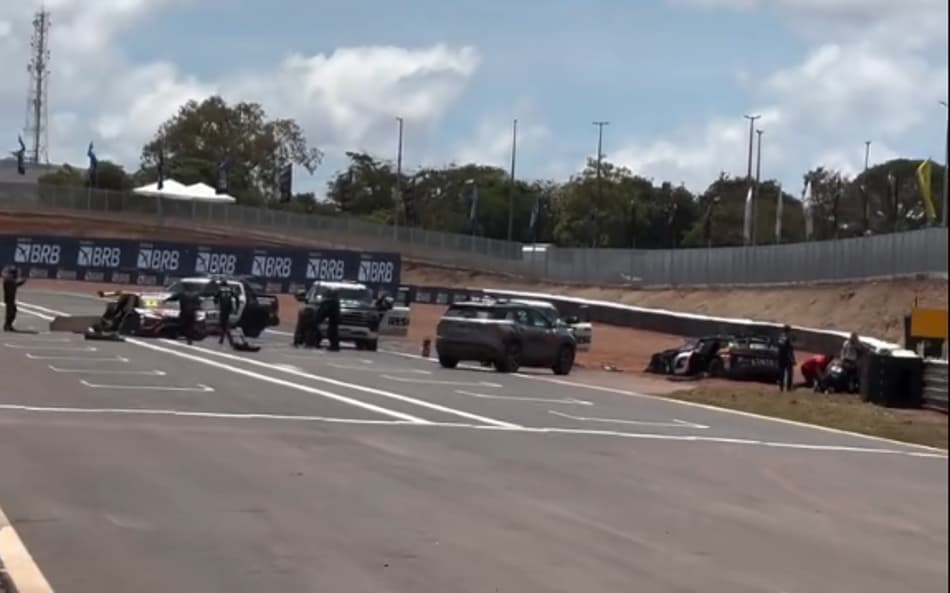 Forte acidente na Stock Car faz pilotos serem hospitalizados em Brasília