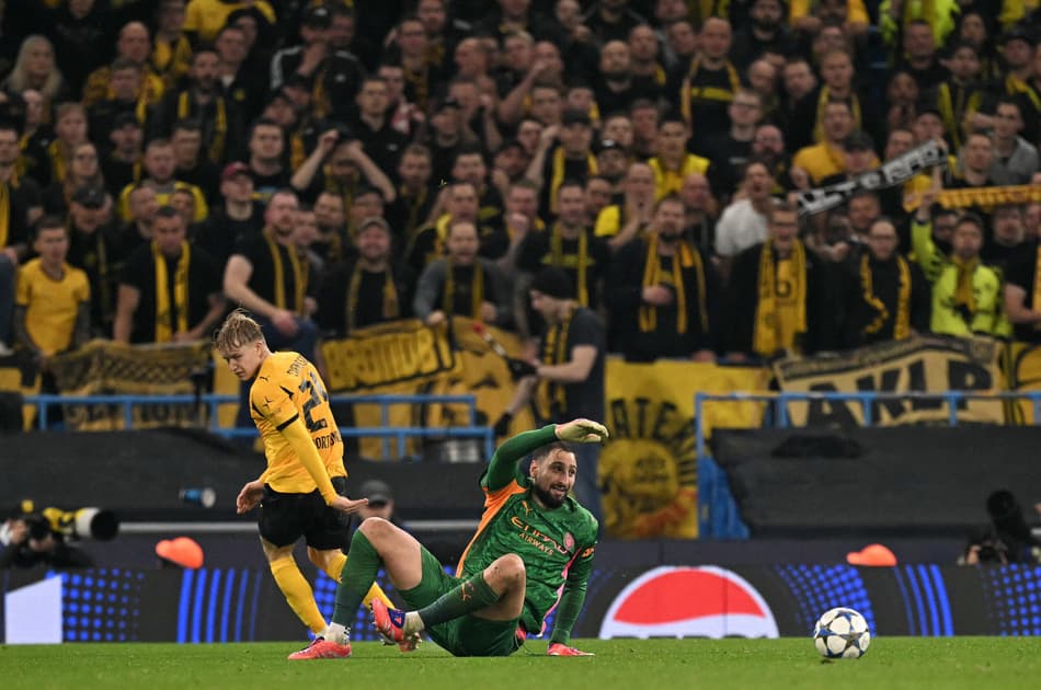 Donnarumma no duelo entre City x Dortmund