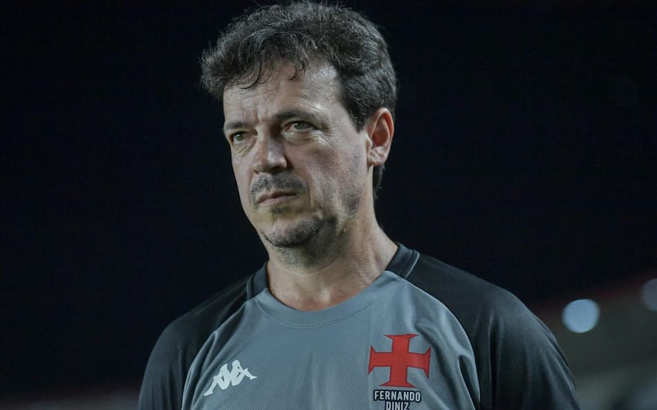 Fernando Diniz tecnico do Vasco durante partida contra o Sao Paulo no estadio Sao Januario