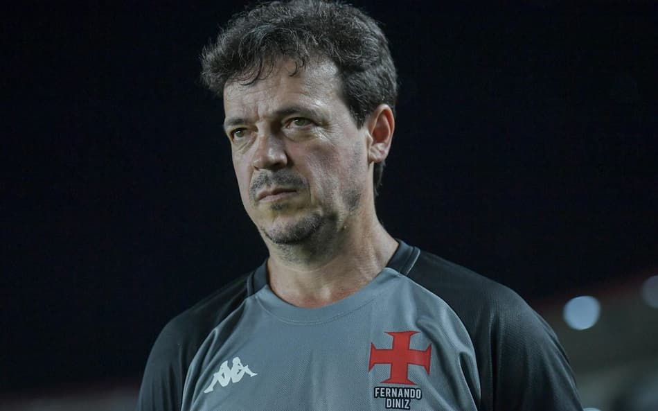 Fernando Diniz tecnico do Vasco durante partida contra o Sao Paulo no estadio Sao Januario