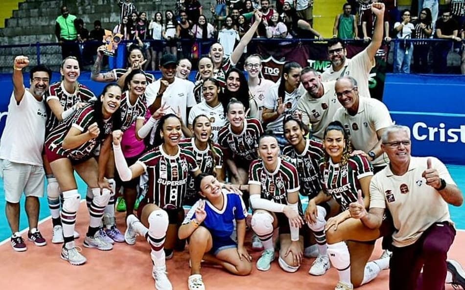 Fluminense vence o Osasco por 3 sets a 2 (Foto: Fluminense)