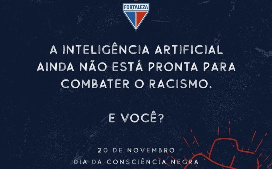 O Fortaleza lançou uma nova campanha contra o racismo (Foto: divulgação/Fortaleza EC)