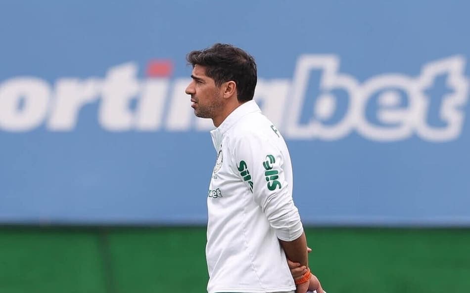 A equipe de Abel Ferreira finalizou a preparação para o clássico com o São Paulo (Foto: Cesar Greco/Palmeiras)
