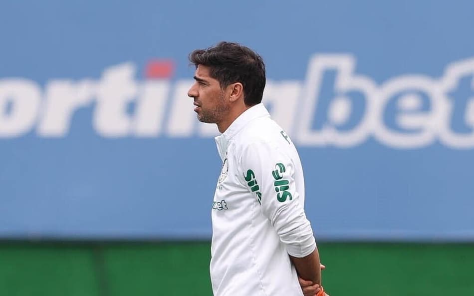 A equipe de Abel Ferreira finalizou a preparação para o clássico com o São Paulo (Foto: Cesar Greco/Palmeiras)