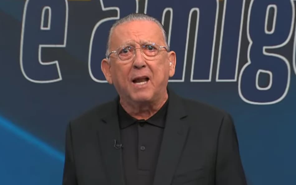 Galvão Bueno no programa "Galvão e Amigos