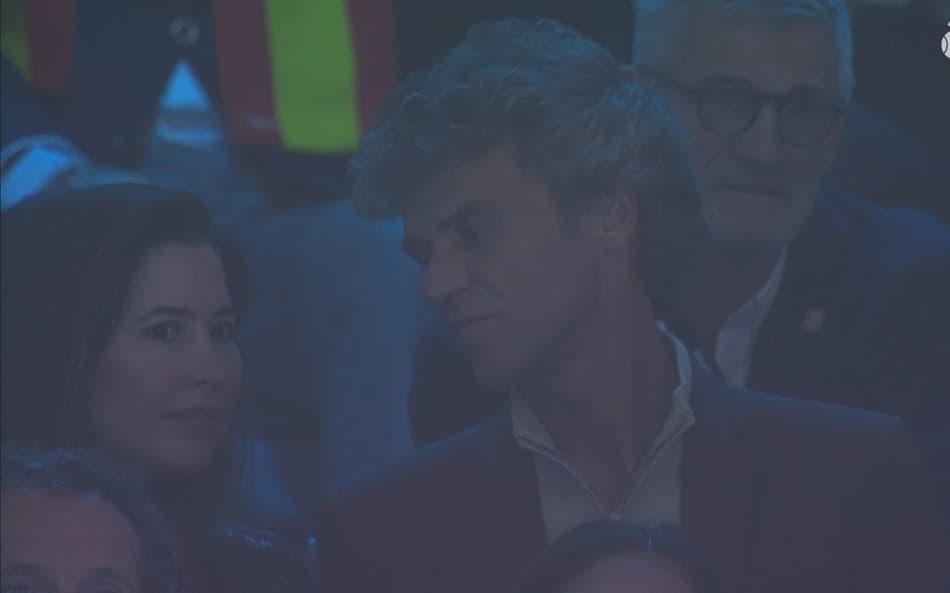 Guga na final do ATP Finals de Sinner e Alcaraz (Foto: Reprodução/ESPN)