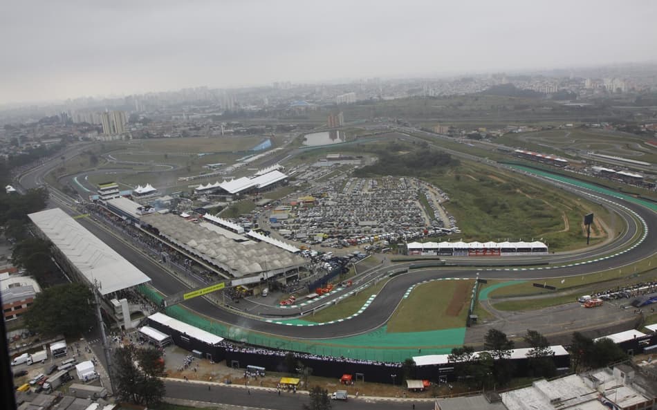 Autódromo de Interlagos visto do alto (Foto: Acervo Lance!)