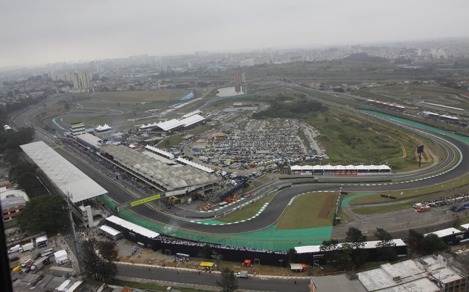 Autódromo de Interlagos visto do alto (Foto: Acervo Lance!)