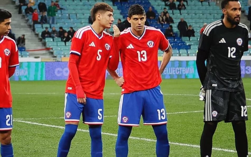 Kuscevic em partida do Chile (Foto: reprodução/redes sociais)