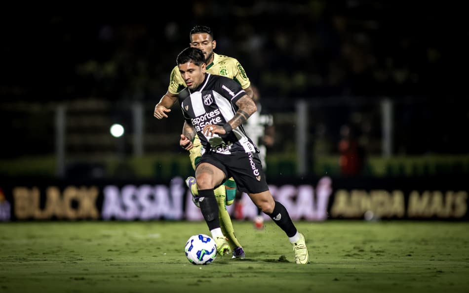 Partida entre Mirassol e Ceará, pelo Brasileirão (Foto: Gabriel Silva/Ceará SC)