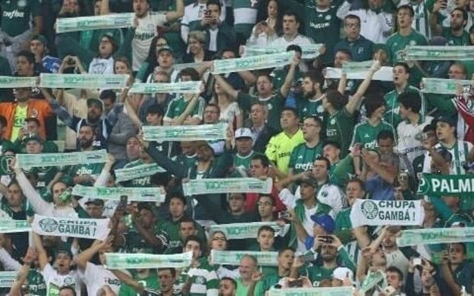 Torcida do Palmeiras no Allianz Park