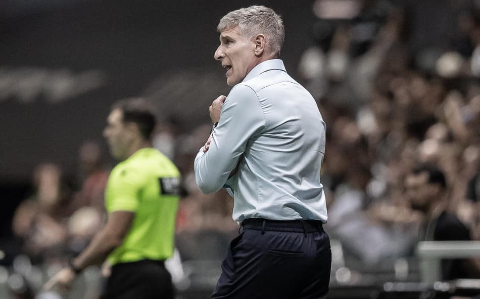 Palermo na partida entre Atlético-MG e Fortaleza, pelo Brasileirão (Foto: Luciano Brew/Agência Enquadrar/Gazeta Press)