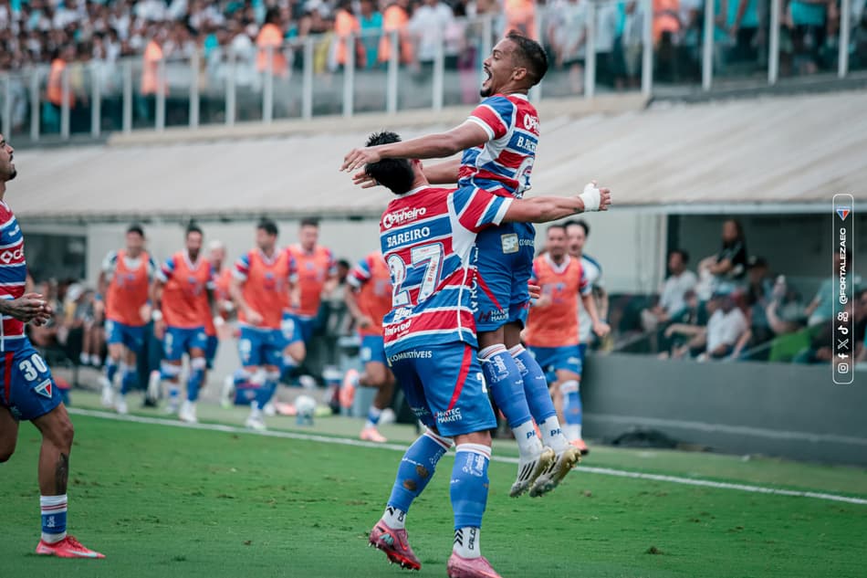 Partida entre Santos e Fortaleza, pelo Brasileirão (Foto: Mateus Lotif/Fortaleza EC)
