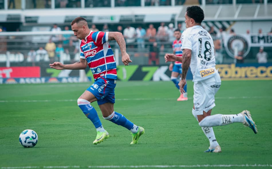 Partida entre Santos e Fortaleza, pelo Brasileirão (Foto: Mateus Lotif/Fortaleza EC)