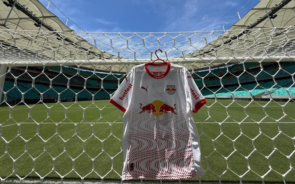 Arena Fonte Nova antes de Bahia x Bragantino (Foto: Ari Ferreira / Bragantino)