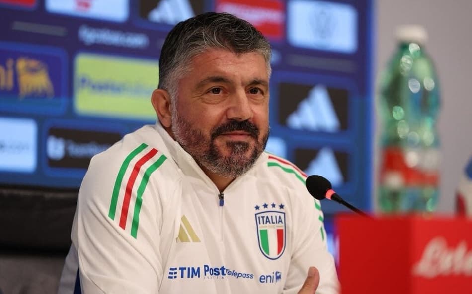 Técnico da Itália, Gattuso em coletiva de imprensa
