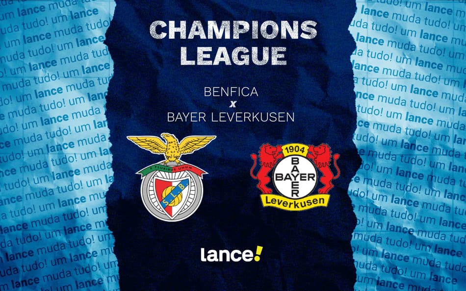 Benfica x Bayer Leverkusen pela 4ª rodada da Champions League (Arte: Lance!)