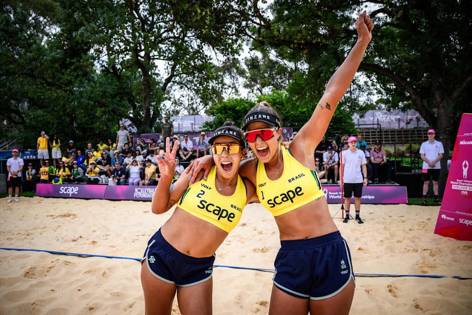 Seis duplas brasileiras se classificam para o mata-mata do Mundial de Vôlei de Praia
